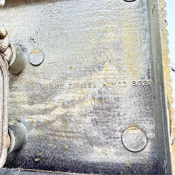 X2 Vintage Homco Syroco Basket Weave Wall Shelf USA 5”x7” 1970s boho - Picture 10 of 12